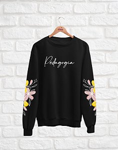 Outlet - Moletom Básico - Pedagogia - Delicado - TROCA NÃO DISPONÍVEL