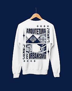 Moletom Básico Flanelado - Arquitetura e Urbanismo - Recortes - Basic