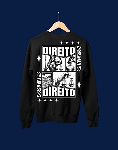 Moletom Básico Flanelado - Direito - Recortes - Basic