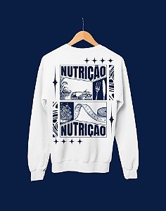 Moletom Básico Flanelado - Nutrição - Recortes - Basic