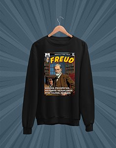 Moletom Básico Flanelado - Sigmund Freud - HQ - Basic