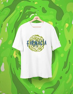 Camisa Universitária - Farmácia - Coleção Rick and Morty - Basic