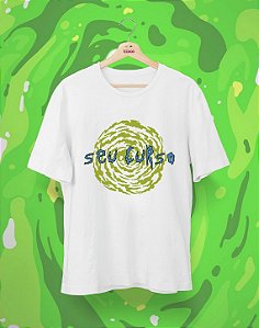 Camisa Universitária - Seu Curso (Personalizável) - Rick and Morty