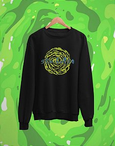 Moletom Básico Flanelado - Seu Curso (Personalizável) - Rick and Morty