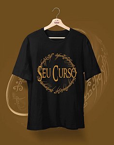 Camisa Universitária - Seu Curso (Personalizável) - Senhor do Anéis
