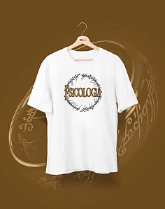 Camisa Universitária - Psicologia - Senhor do Anéis - Basic