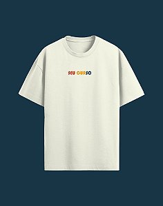 Oversized - Seu Curso (Personalizável) - Bauhaus - Off White