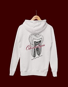 Moletom Canguru Flanelado - Odontologia - Traços - Basic