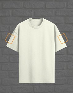 Oversized Personalizada - Estampa Costas e Mangas