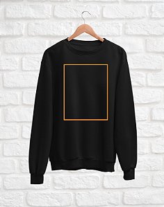 Moletom Básico Personalizado - Estampa Frente e Costas