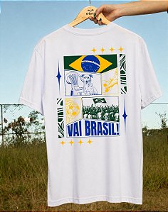 Camisa - Brasil com S - Recortes Cores
