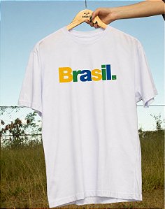 Camisa - Brasil com S - Aquarela