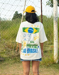 Oversized - Brasil com S - Recortes Cores