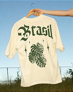 Oversized - Brasil com S - Bling Folhas