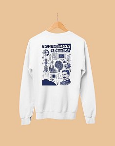 Moletom Básico Flanelado - Engenharia Elétrica - É Arte