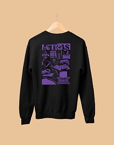 Moletom Básico Flanelado - Letras - É Arte
