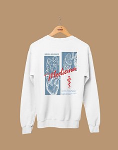 Moletom Básico Flanelado - Medicina - Blueprint - Basic