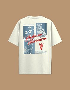Camisa Oversized - Medicina Veterinária - Blueprint