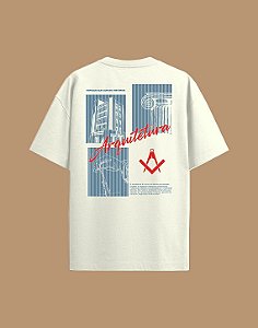 Camisa Oversized - Arquitetura e Urbanismo - Blueprint