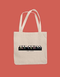 Ecobag - Seu curso (Personalizável) - Por amor
