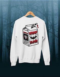 Moletom Básico Flanelado - Vamp Blood - Suco de Monstro