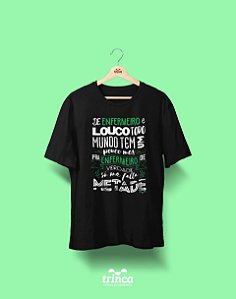 Camiseta Universitária - Enfermagem - Enfelouco - Basic