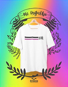 Camiseta Personalizada - Assexuadx Sem Medo - Me Orgulho - Basic