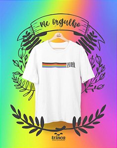Camiseta Personalizada - LGBTQIA+ Sem Medo - Me Orgulho - Basic
