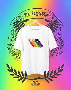 Camiseta Universitária - Pride Direito - Me Orgulho - Basic