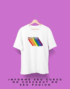 Camiseta Personalizada - Pride Seu Curso - Me Orgulho - Basic
