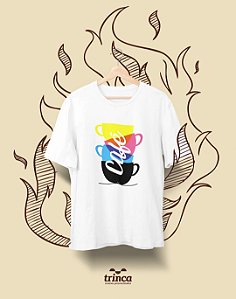 Camiseta Personalizada - Café - Café com arte - Basic