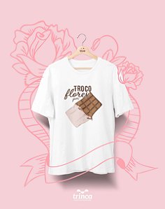 Camiseta Personalizada - Dia do Amor - Chocólatra - Basic