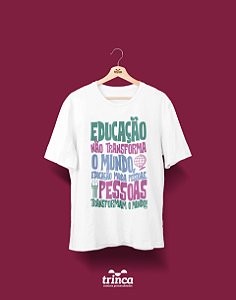 Camisa Universitária Pedagogia - Paulo Freire - Basic
