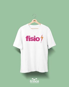 Camisa Universitária Fisioterapia - Fisio Raio Rosa - Basic