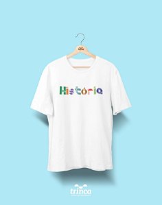 Camiseta Universitária - História - Origami - Basic