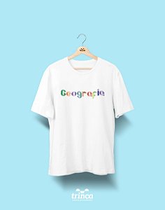 Camiseta Universitária - Geografia - Origami - Basic