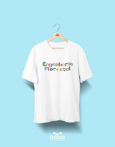 Camiseta Universitária - Engenharia Florestal - Origami - Basic