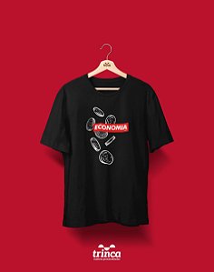 Camiseta Universitária - Economia - Supreme - Basic