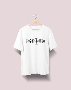 Camiseta Universitária - Psicologia - Nanquim - Basic