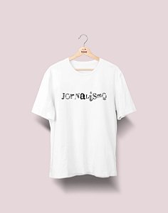 Camiseta Universitária - Jornalismo - Nanquim - Basic