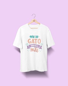 Camiseta Personalizada- Dia das Mães - De gato - Basic