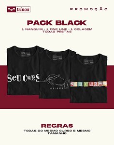 Pack Promocional - Black - Pretas - Basic