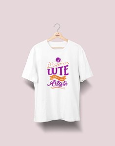 Camiseta Universitária - Artes - Lute Como - Ela - Basic