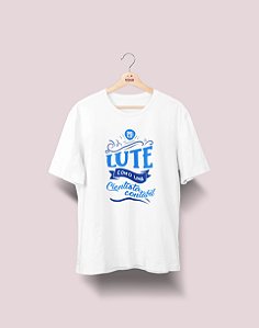 Camiseta Universitária - Ciências Contábeis - Lute Como - Ela - Basic