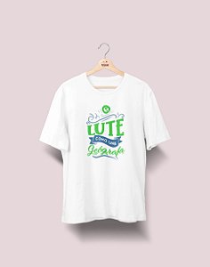 Camiseta Universitária - Geografia - Lute Como - Ela - Basic