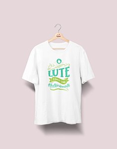 Camiseta Universitária - Nutrição - Lute Como - Ela - Basic