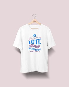 Camiseta Universitária - Pedagogia - Lute Como - Ela - Basic