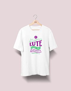 Camiseta Universitária - Telecomunicações - Lute Como - Ela - Basic