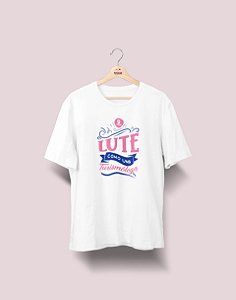 Camiseta Universitária - Turismo - Lute Como - Ela - Basic