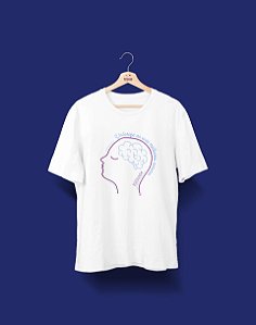 Camiseta Universitária - Psicologia - Curvas - Basic